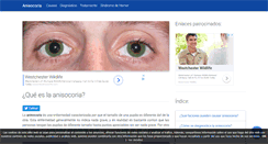 Desktop Screenshot of anisocoria.net